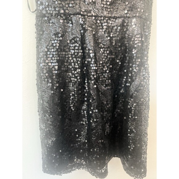 BCBG Generation Size 10 Fit & Flare All Over Sequin Dress Party Cruise Cocktail - Picture 4 of 9